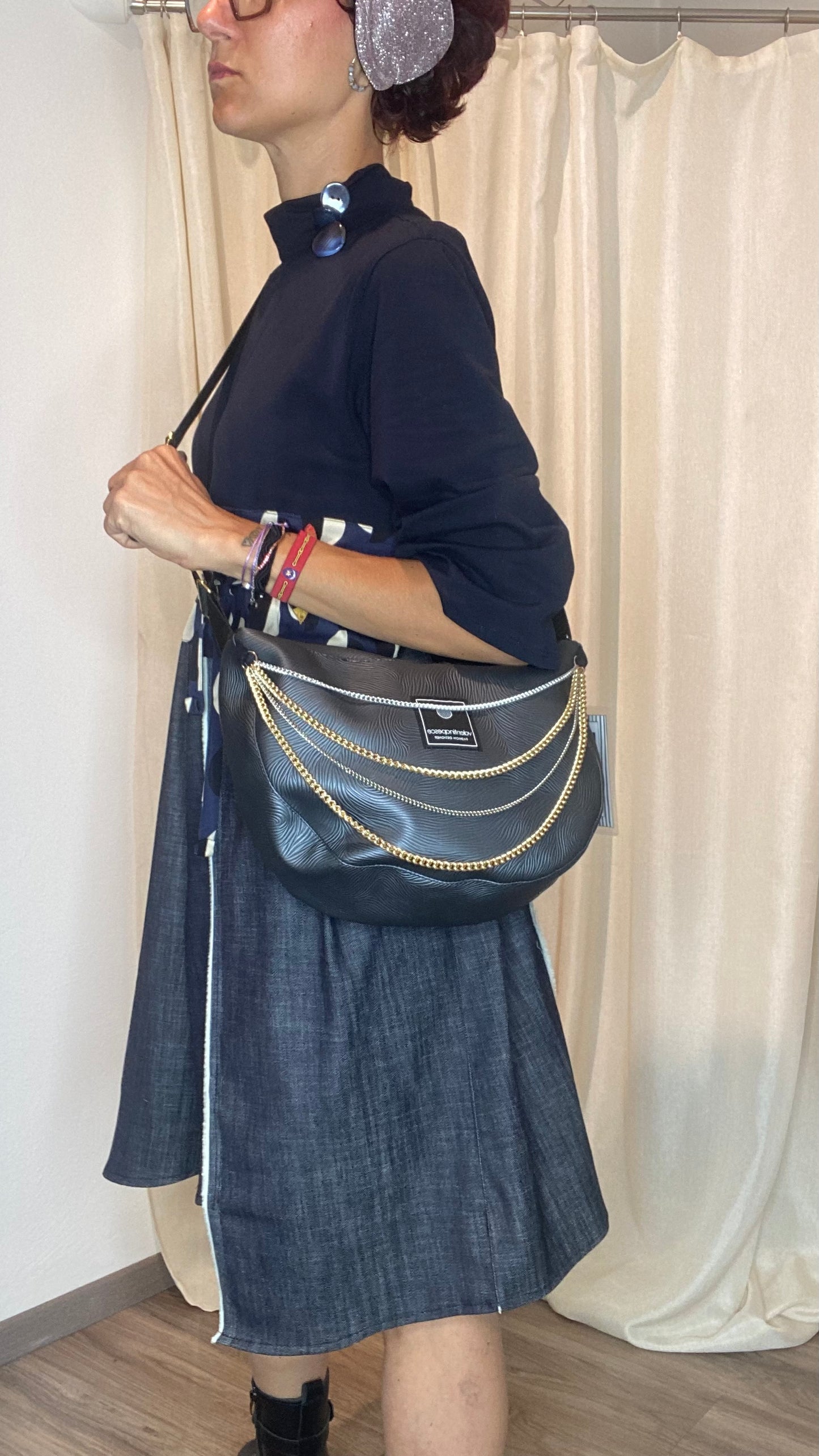 Borsa Luna London Grey piccola
