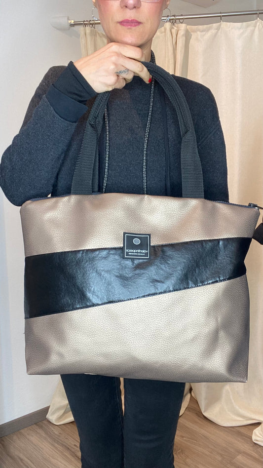 Borsa maxi Patchwork