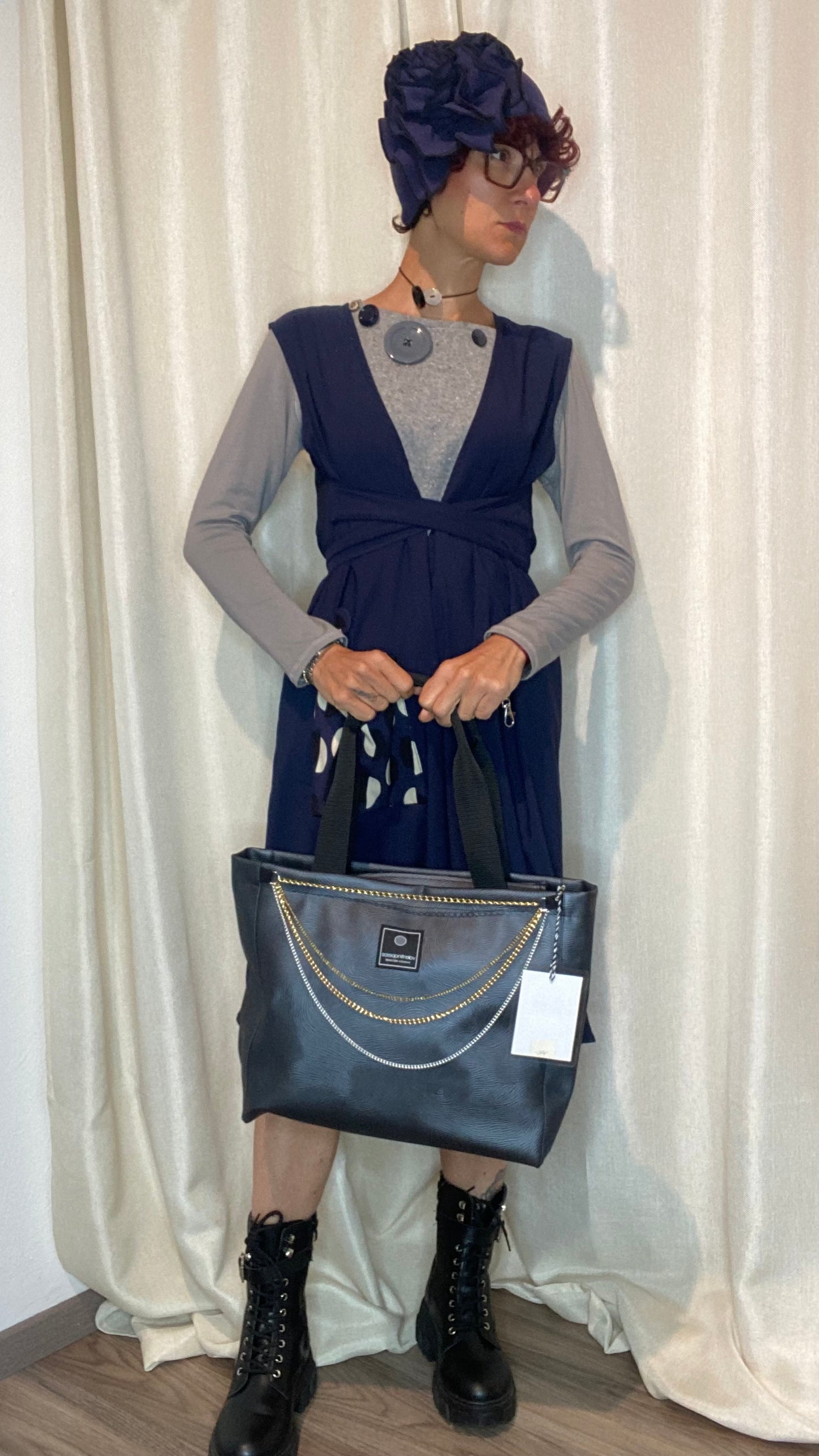 Borsa Clelia London Grey