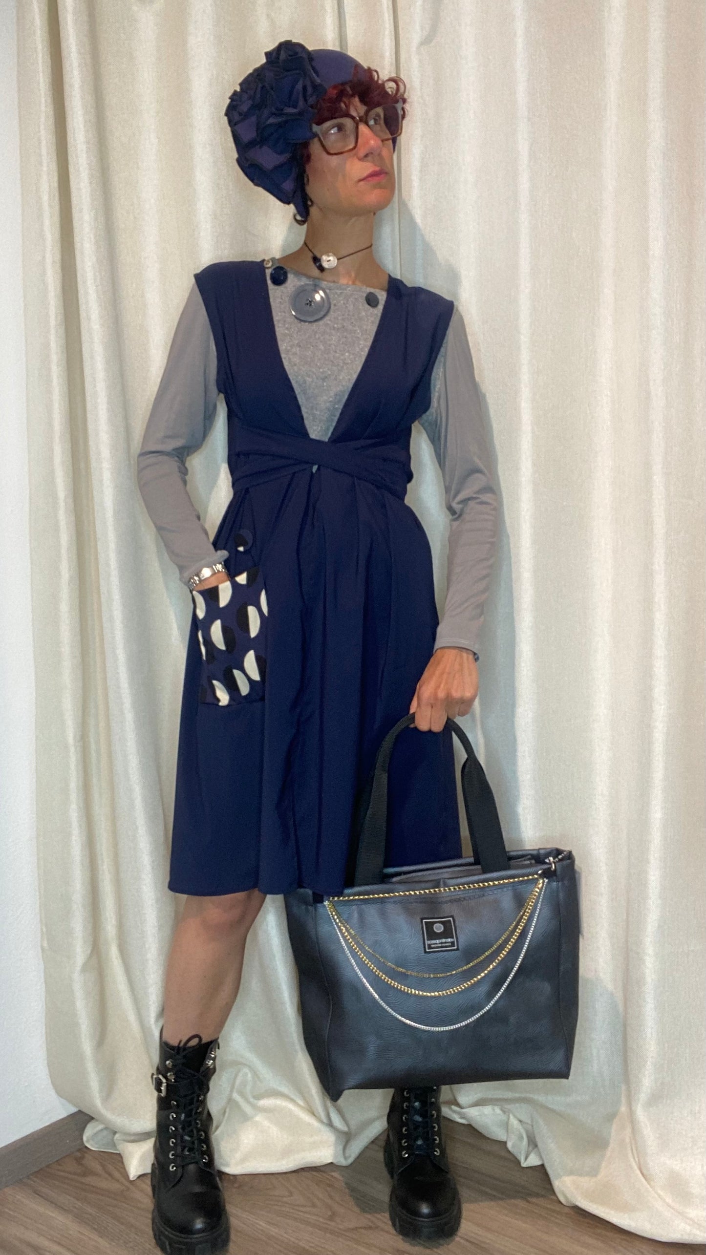 Borsa Clelia London Grey