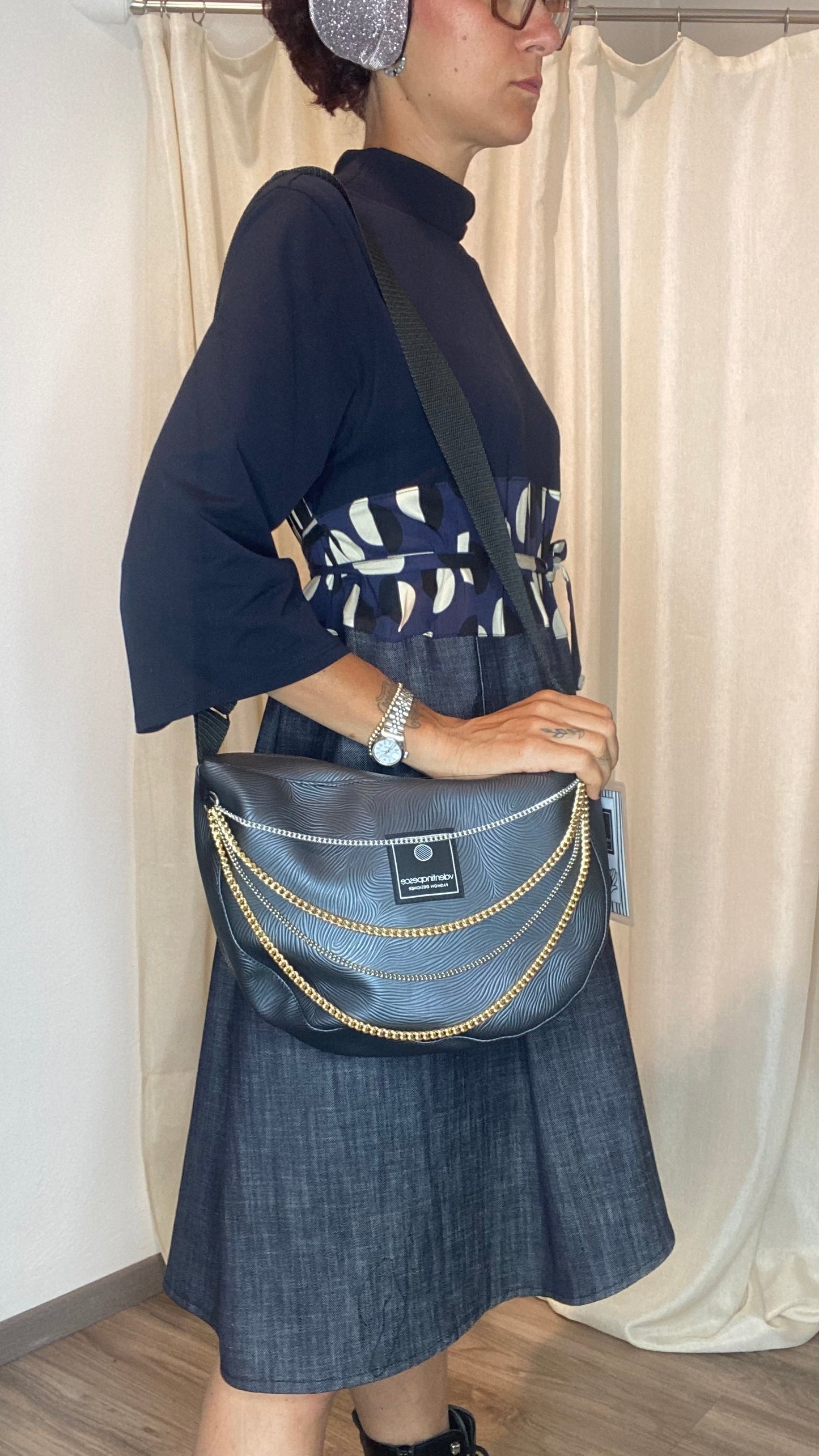 Borsa Luna London Grey piccola