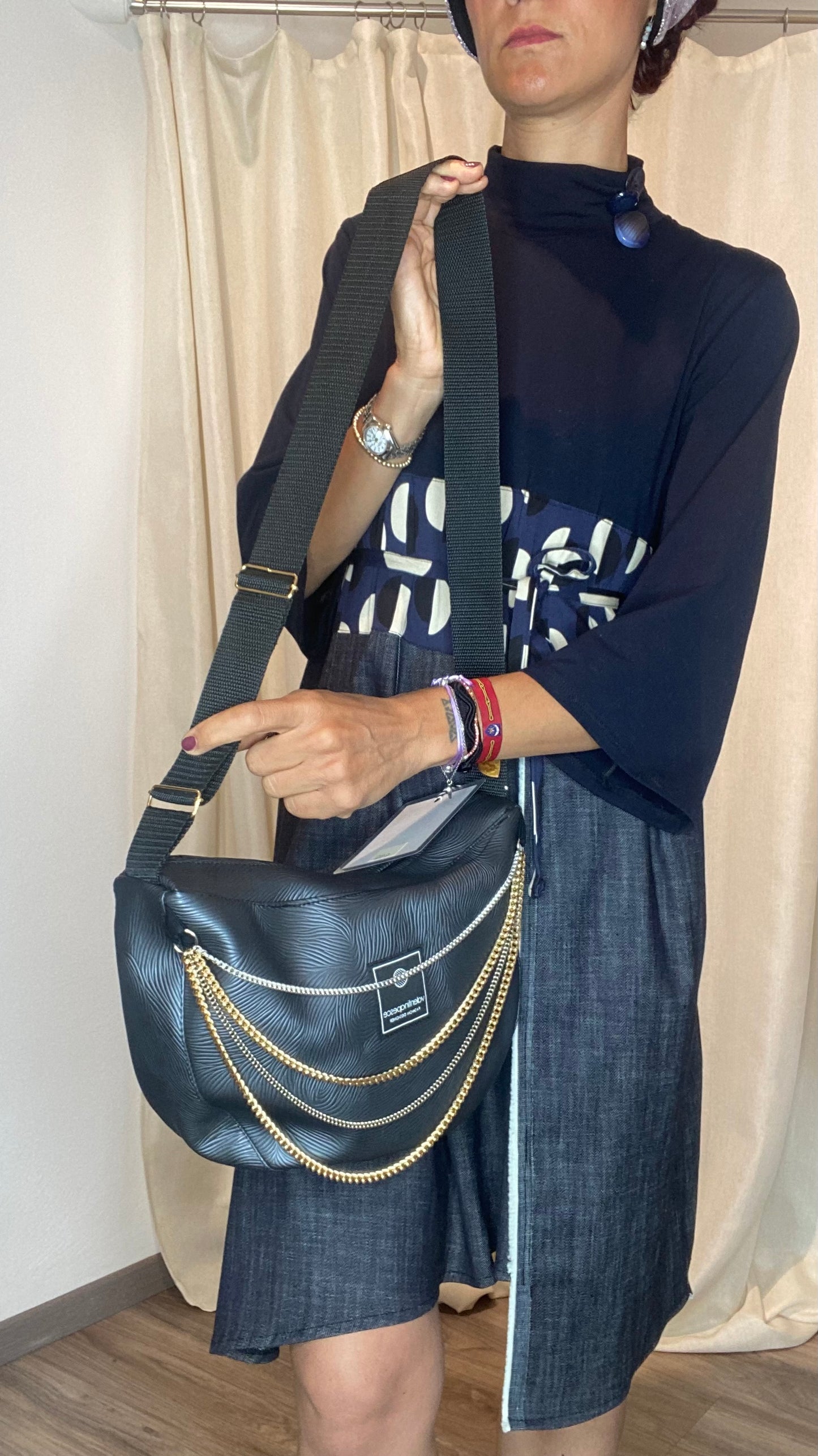 Borsa Luna London Grey piccola