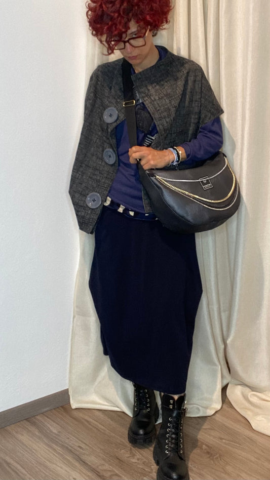 Borsa Luna London Grey grande