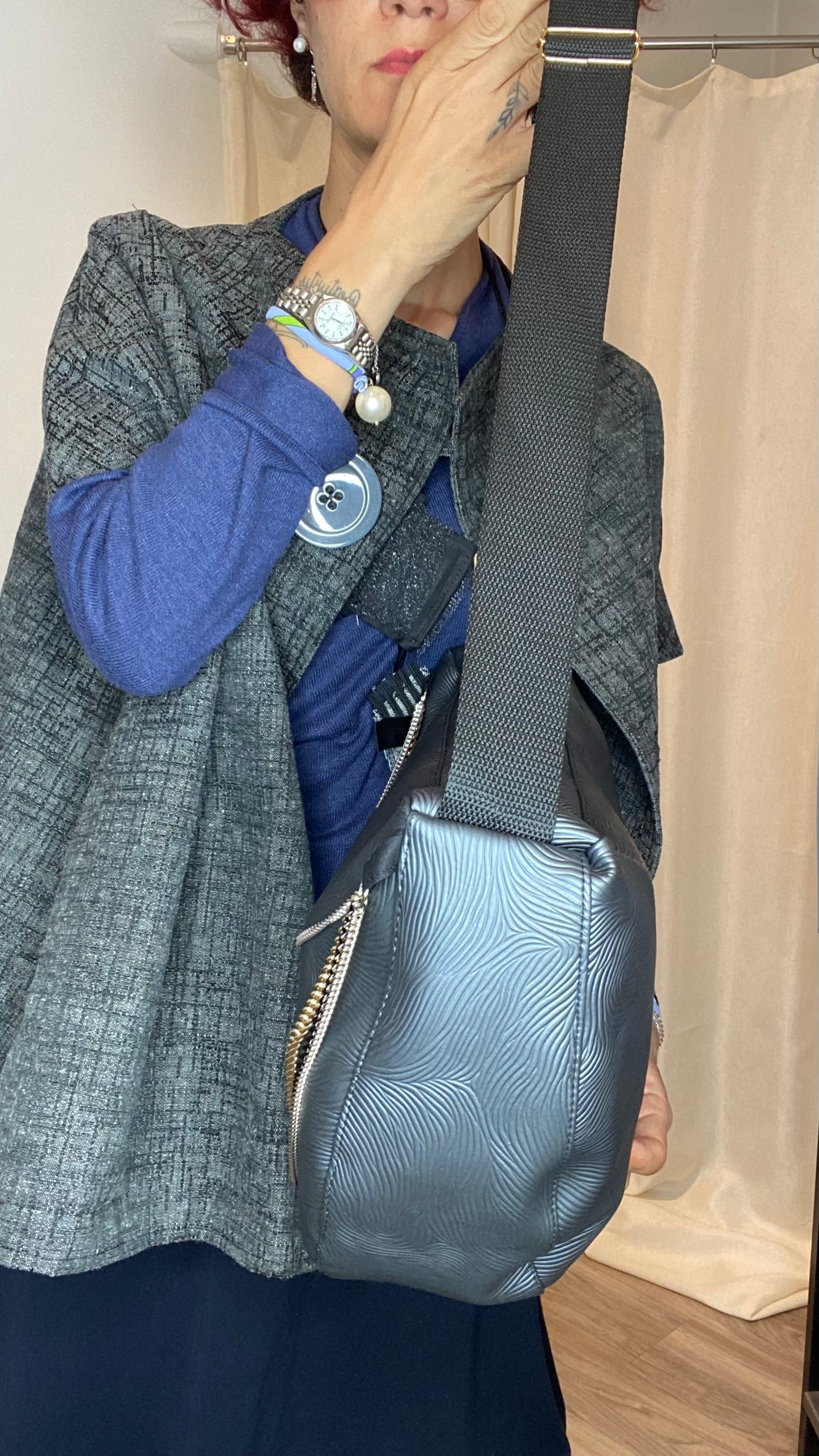 Borsa Luna London Grey grande