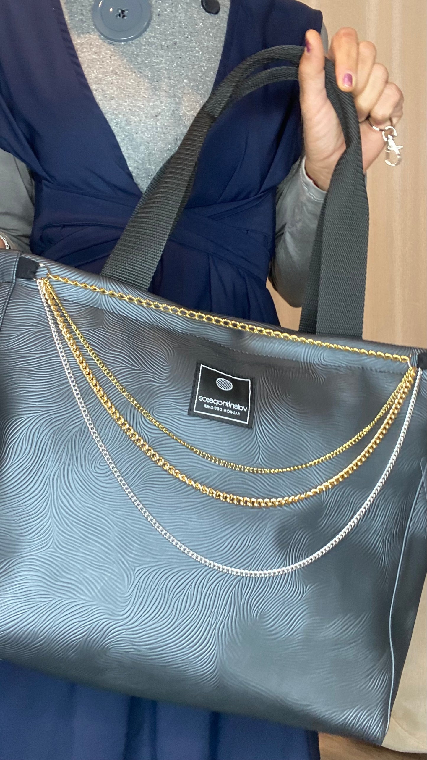 Borsa Clelia London Grey