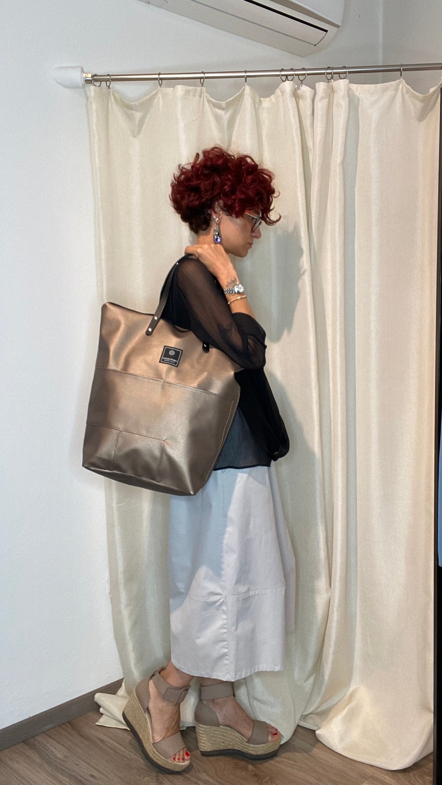 Borsa maxi Bronzo