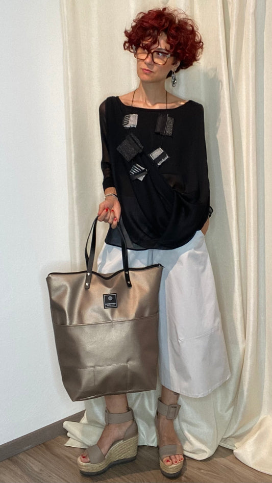 Borsa maxi Bronzo
