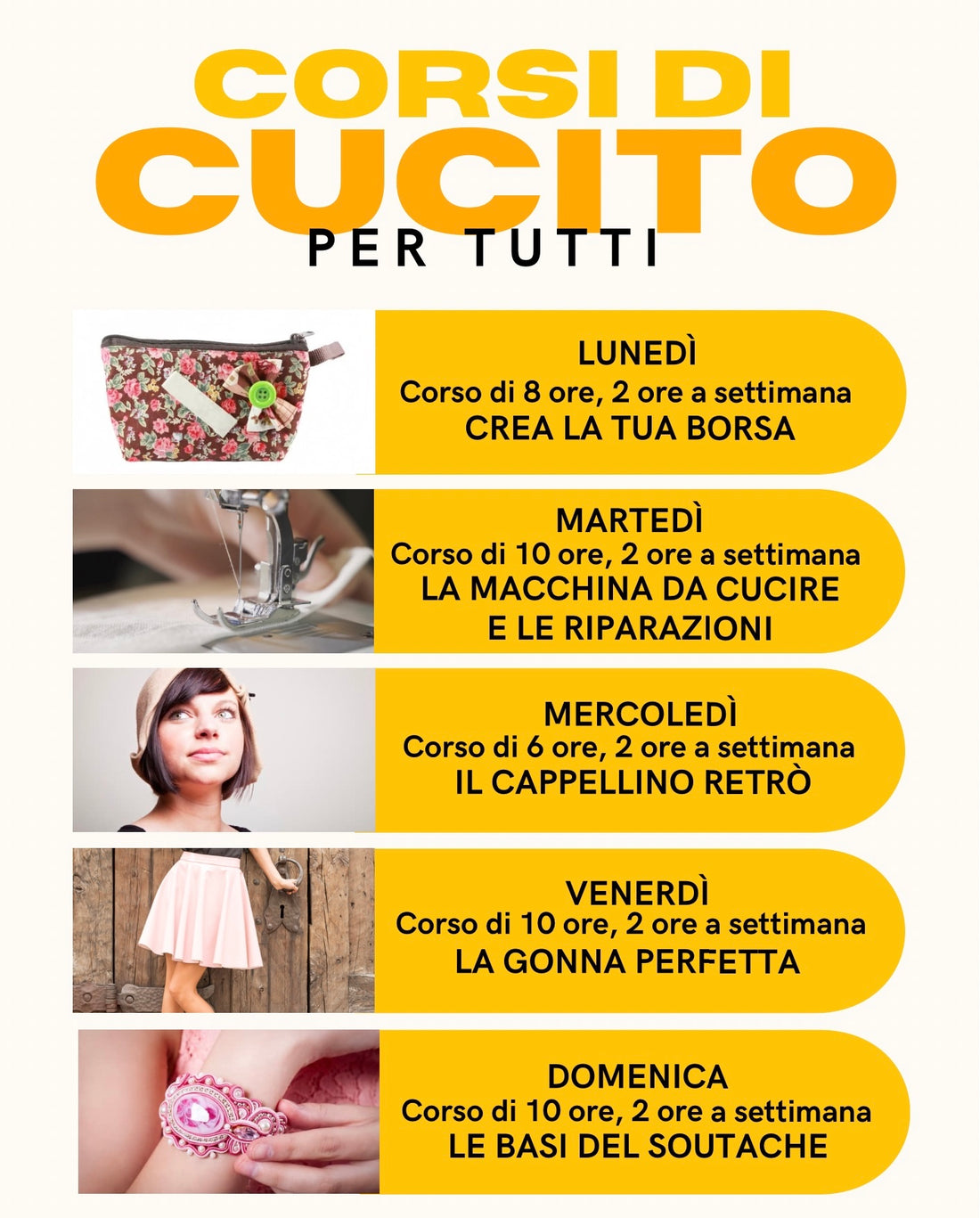 Corsi di Cucito
