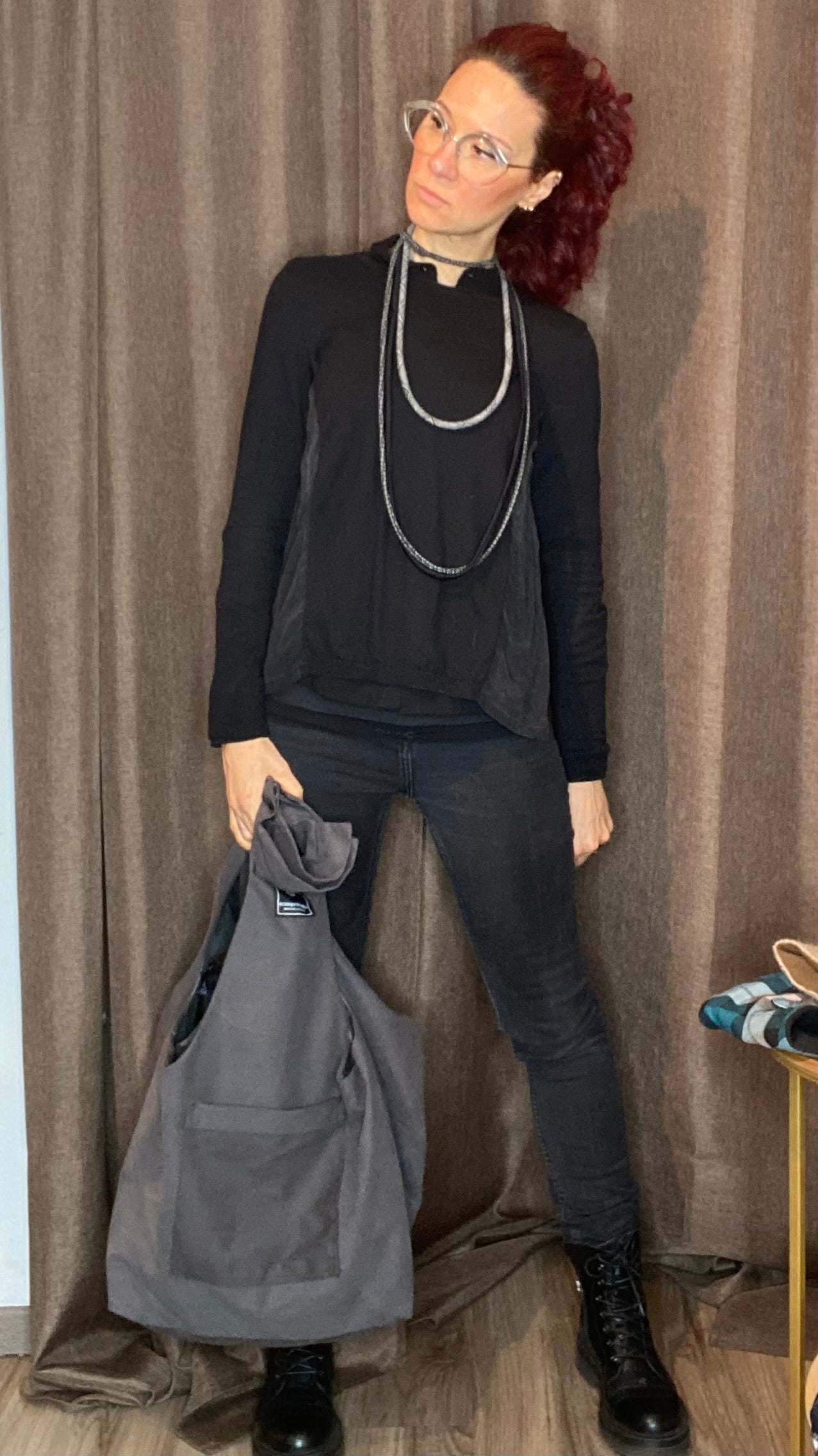 Zaino/gilet grigio