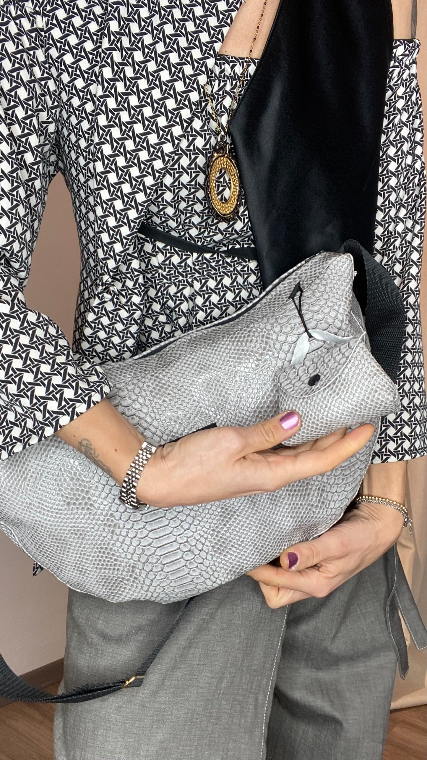 Borsa Luna Grande Snake