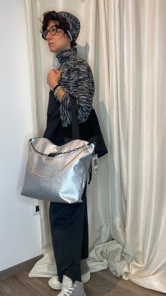 Borsa Onda Silver