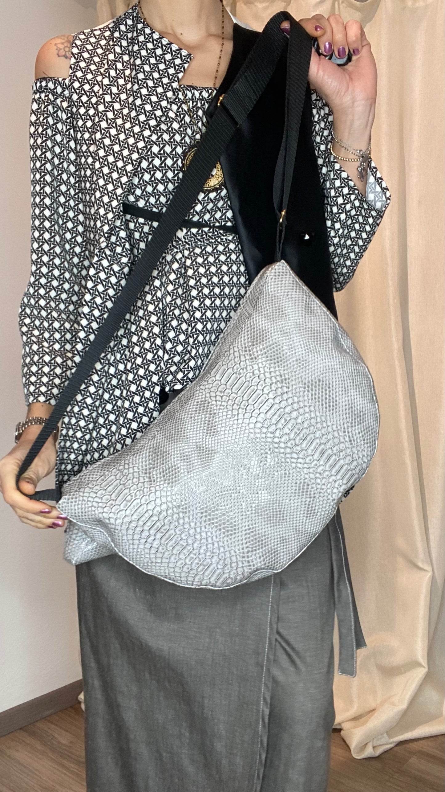 Borsa Luna Grande Snake
