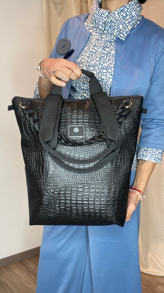 Borsa Alta Color Black