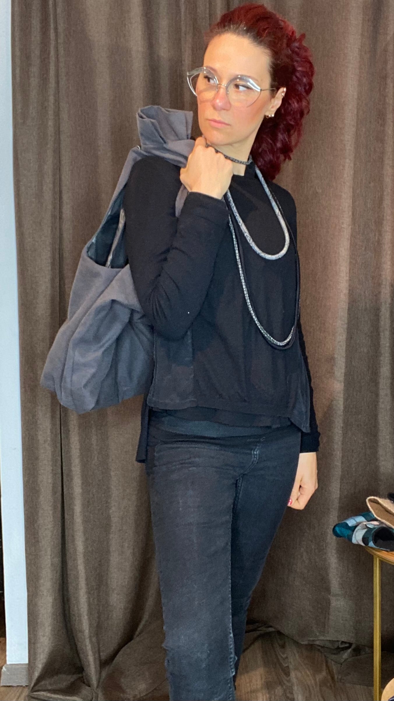 Zaino/gilet grigio