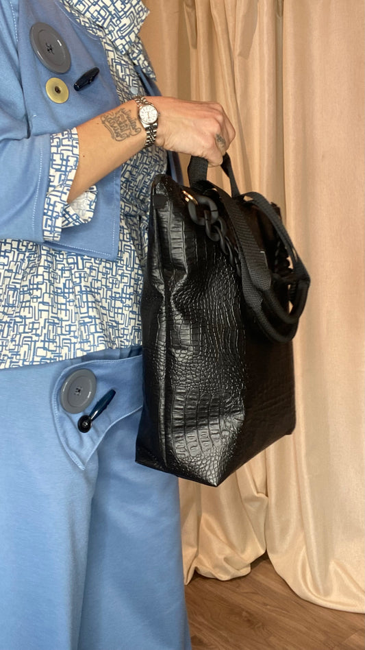 Borsa Alta Color Black