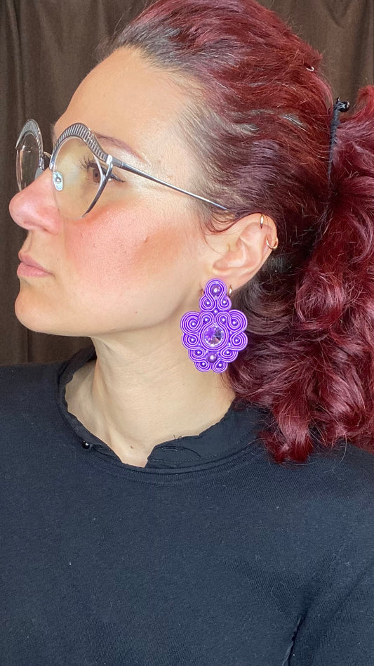 Orecchini Viola
